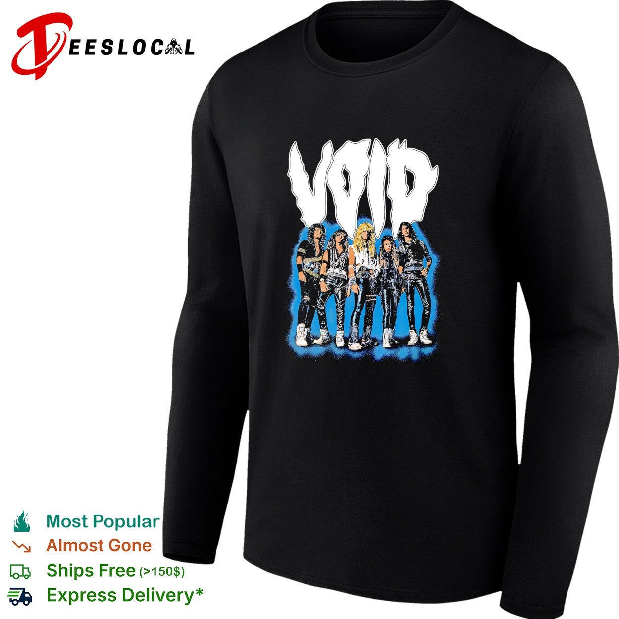 Void heavy metal band members photo vintage shirt