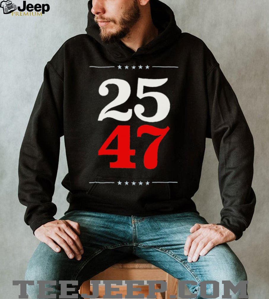 Vote 25 To 47 Anti Trump Amendment Political T Shirt