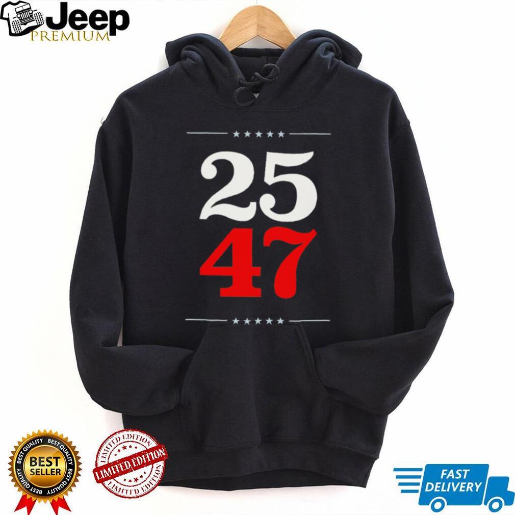 Vote 25 To 47 Anti Trump Amendment Political T Shirt