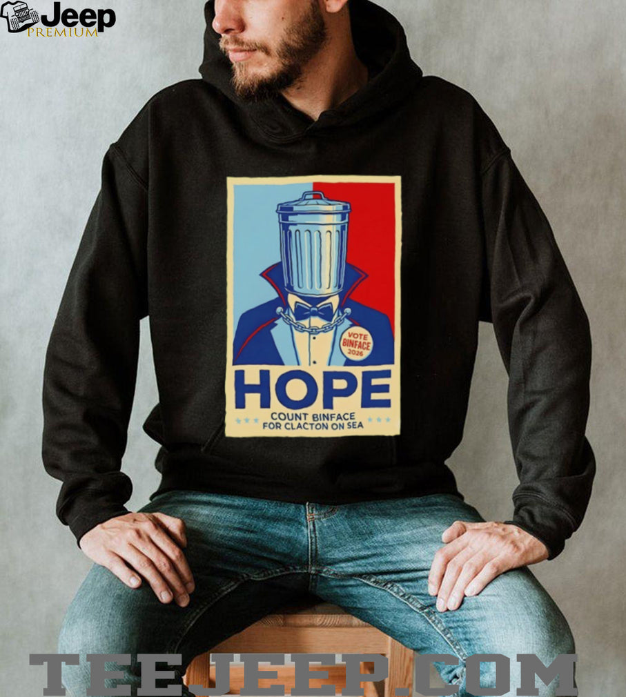 Vote Binface Hope Count Binface for Clacton On Sea 2026 shirt