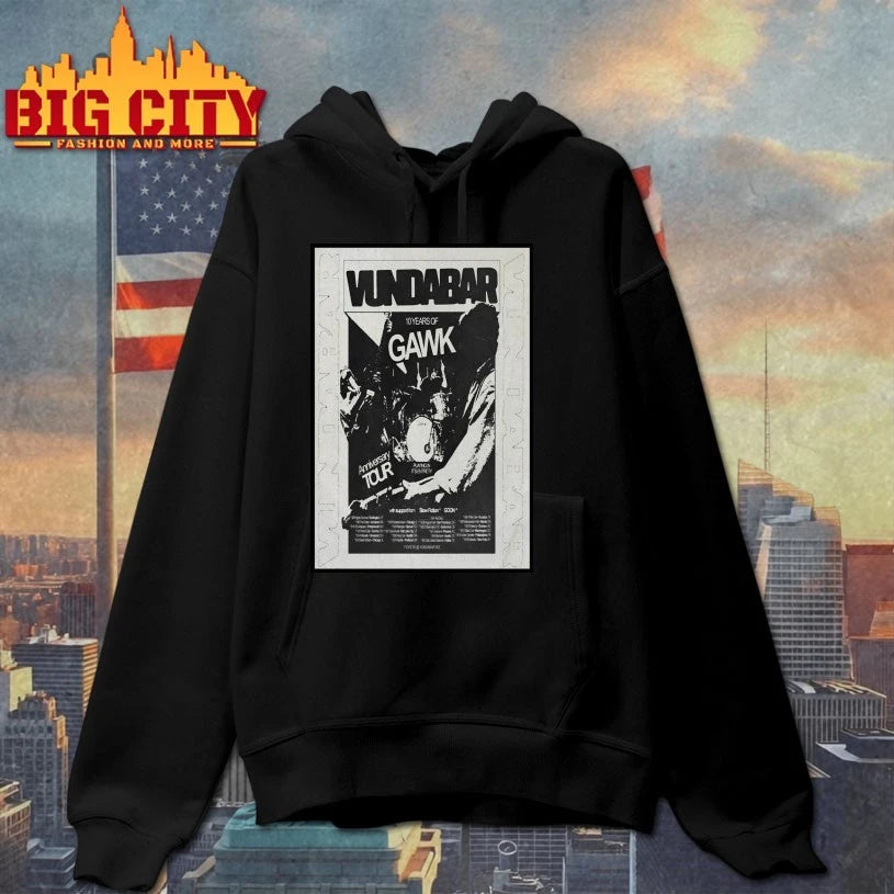 Vundabar 10 Years Of Gawk North America 2026 Shows Poster shirt
