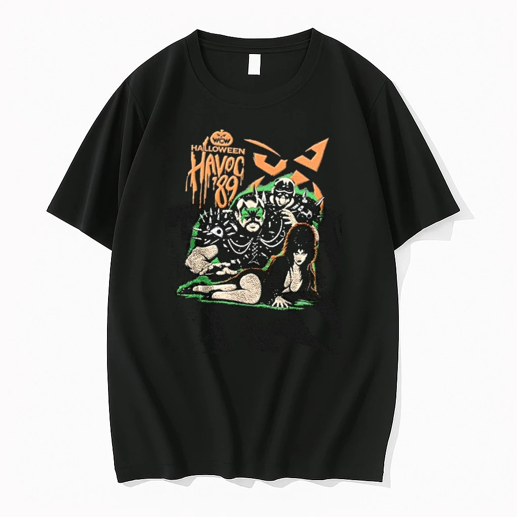 Wcw Halloween Havoc Elvira 89 Tshirts Sweater