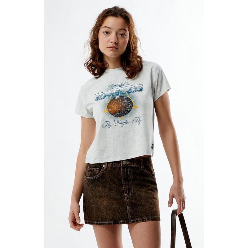 WILD COLLECTIVE Women's NFL Wild Collective x PacSun Philadelphia Eagles Mini T-Shirt