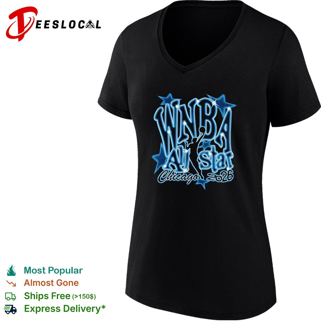 WNBA All Star Chicago 2026 shirt