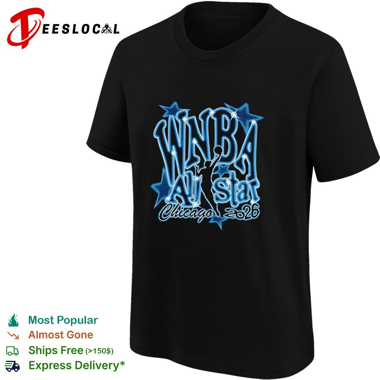 WNBA All Star Chicago 2026 shirt