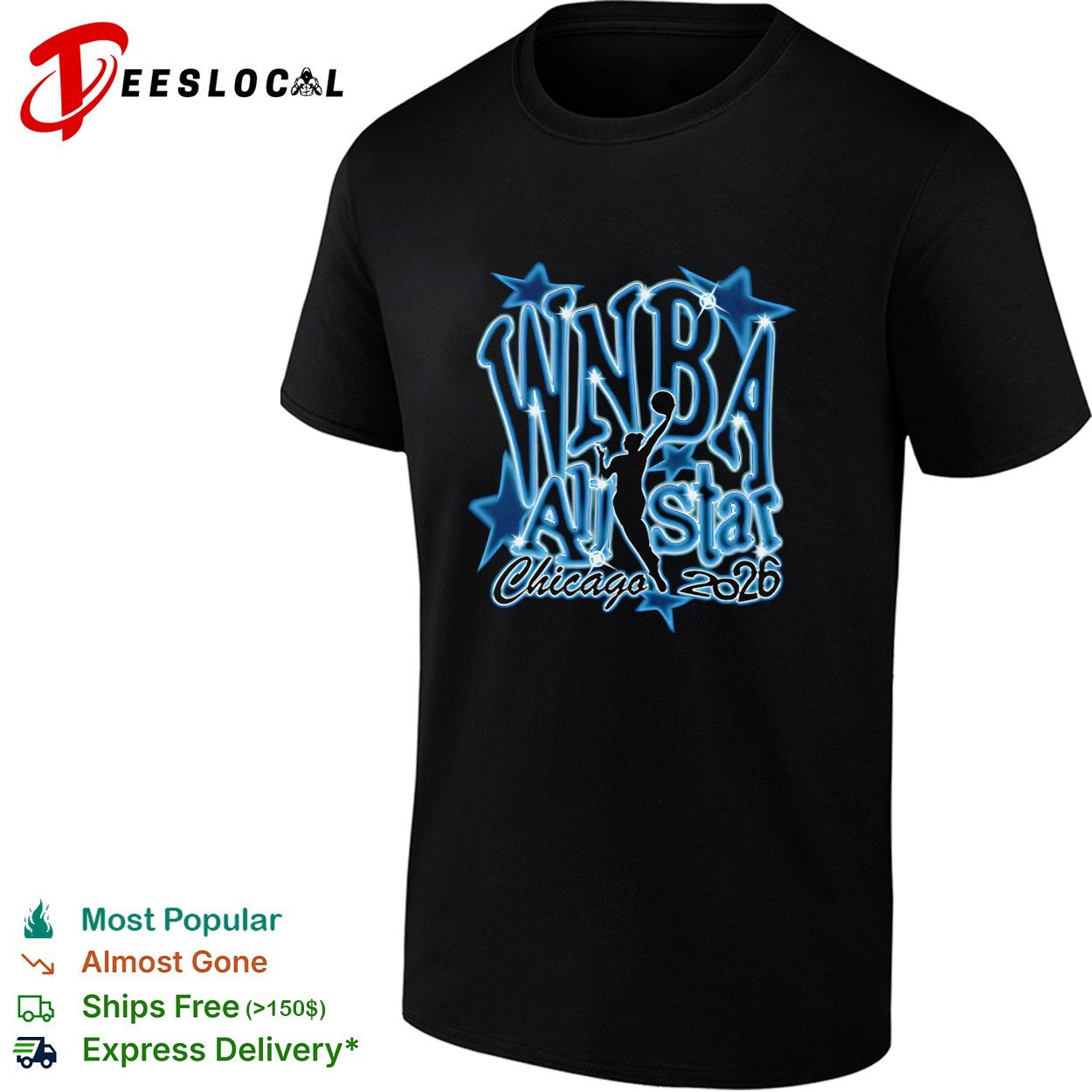 WNBA All Star Chicago 2026 shirt