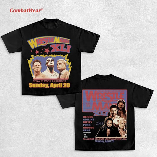 WRESTLEMANIA 25 TEE, Wrestling Tee, Wrestling Graphic Tee, Wrestler Shirt, Sports Shirt, Vintage Wresting Shirt, Wrestling Gift