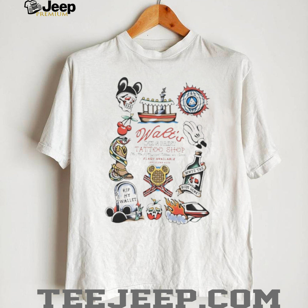 Walt’s Ink & Paint Tattoo Shop The Most Magical Tattoos on Earth shirt