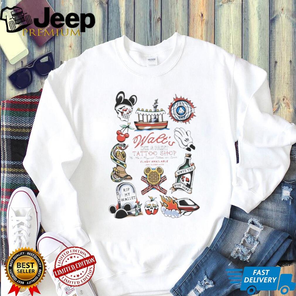 Walt’s Ink & Paint Tattoo Shop The Most Magical Tattoos on Earth shirt