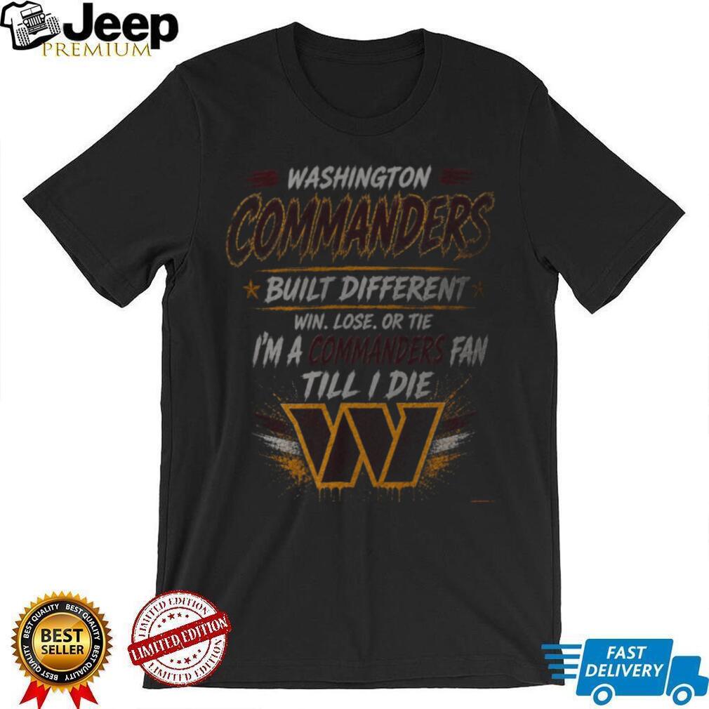 Washington Commanders Football Team Logo Built Different Shirt