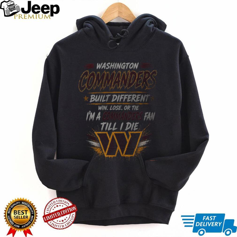 Washington Commanders Football Team Logo Built Different Shirt