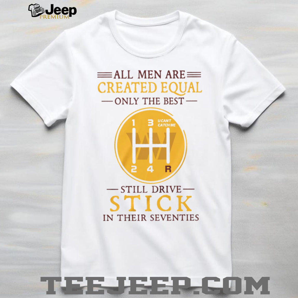 Washington Commanders Manual Transmission Stick Shift 70th Birthday Gift T Shirt