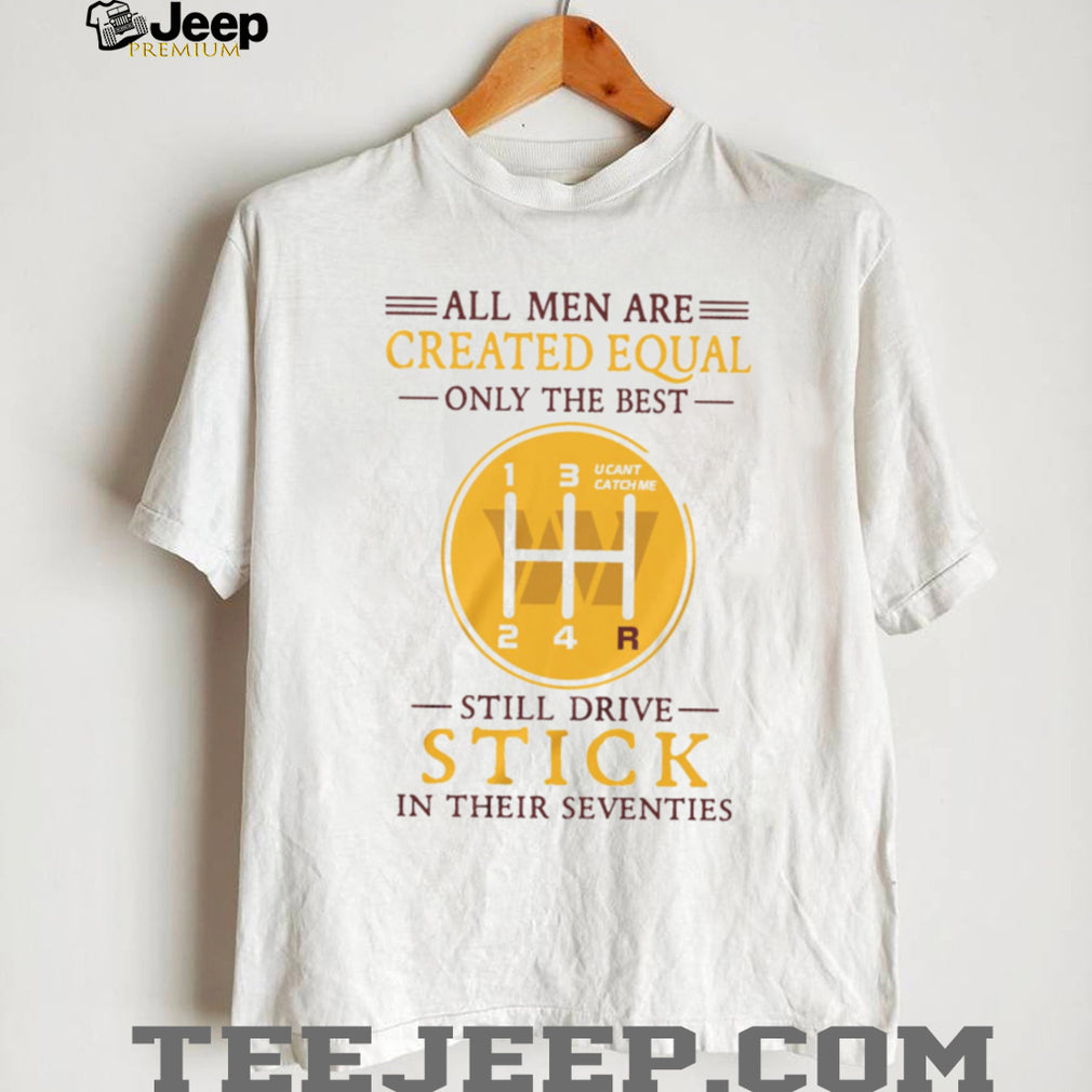 Washington Commanders Manual Transmission Stick Shift 70th Birthday Gift T Shirt