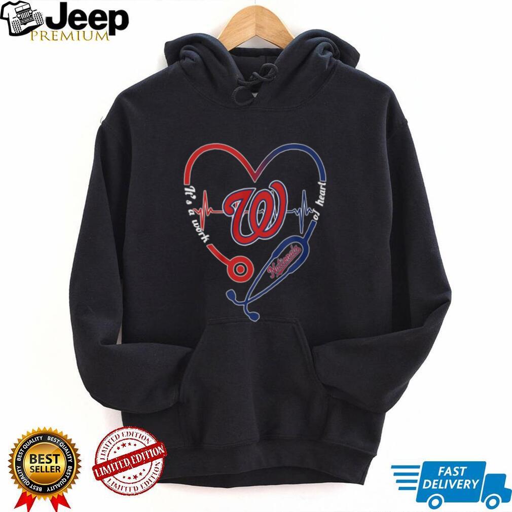 Washington Nationals Medical Staff T Shirt Nationals Baseball Work Of Heart T Shirt