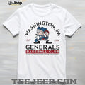Washington PA Generals Baseball Club Retro Sports T Shirt