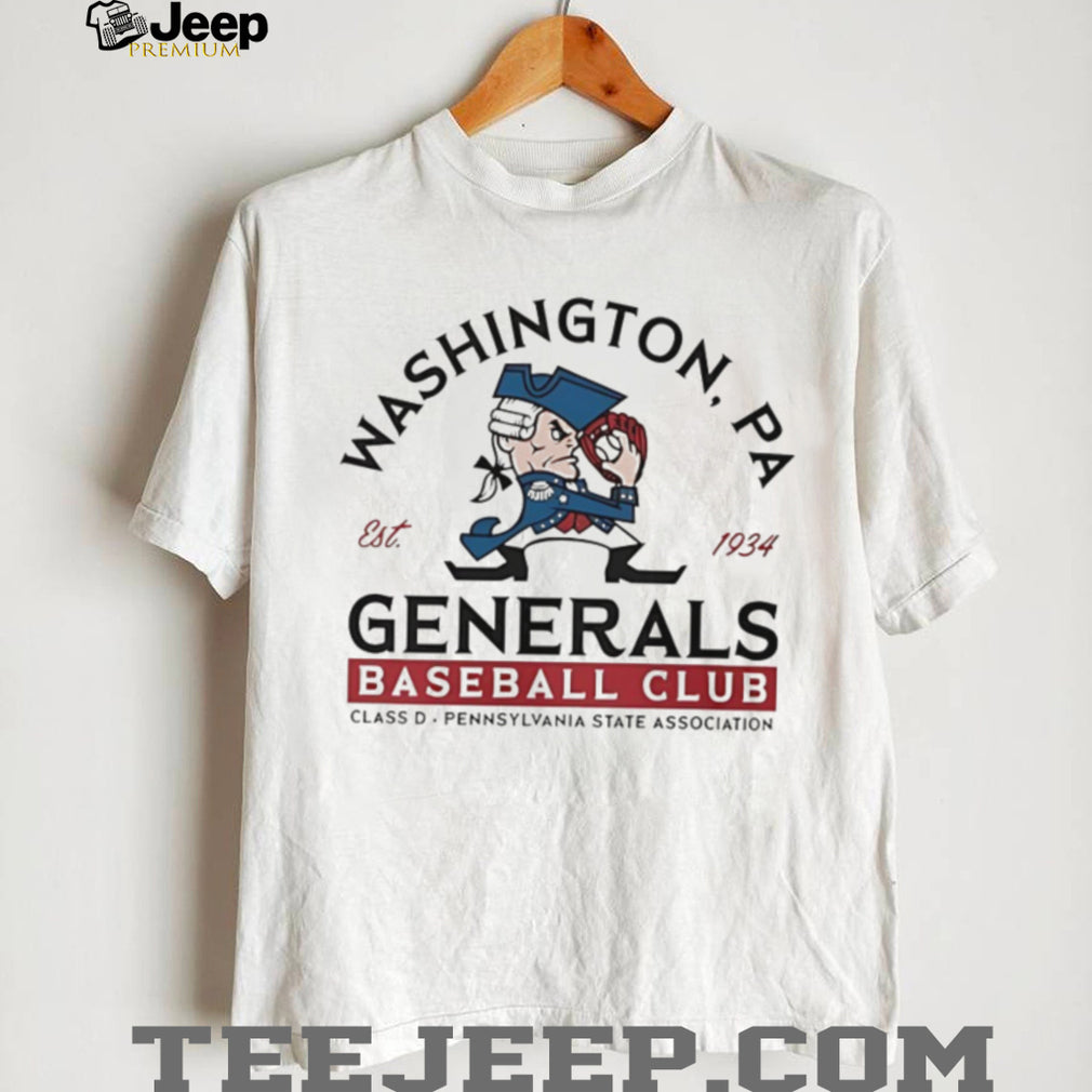 Washington PA Generals Baseball Club Retro Sports T Shirt