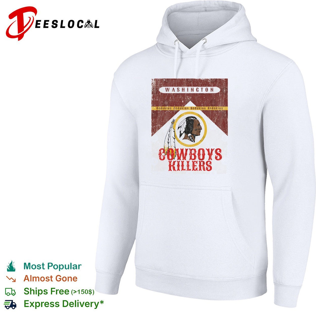 Washington Redskins Cowboys killers cigarette pack shirt