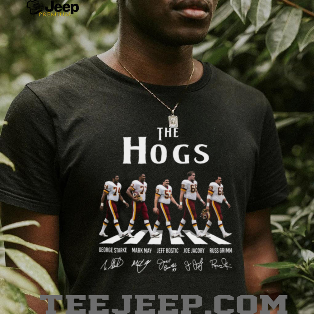 Washington Redskins The Hogs Offensive Line Football Vintage Style Retro Sports Fans Shirt