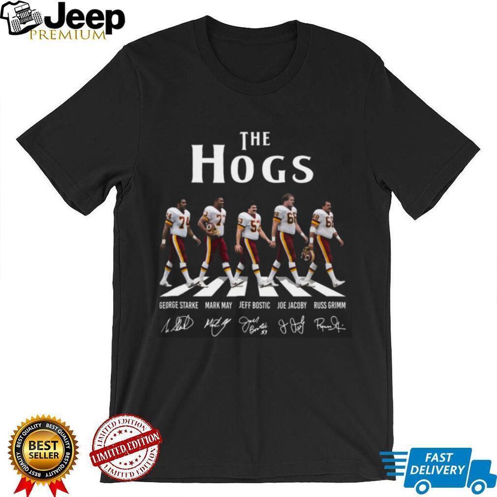 Washington Redskins The Hogs Offensive Line Football Vintage Style Retro Sports Fans Shirt