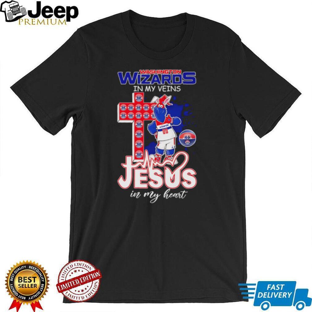Washington Wizards Jesus In My Heart Basketball Faith Christian T Shirt
