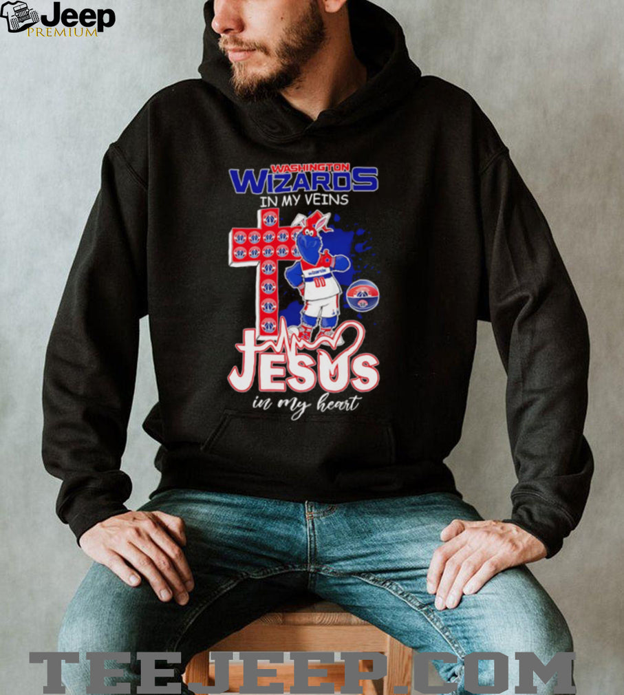 Washington Wizards Jesus In My Heart Basketball Faith Christian T Shirt