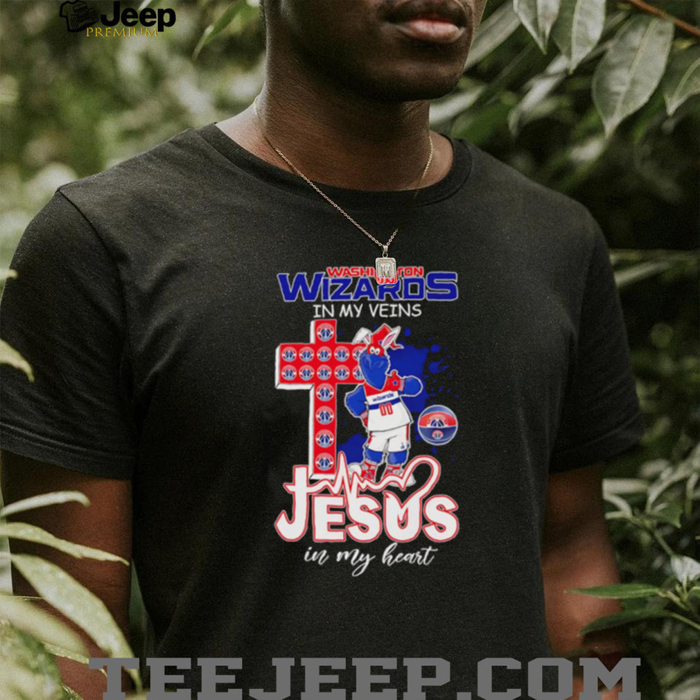 Washington Wizards Jesus In My Heart Basketball Faith Christian T Shirt