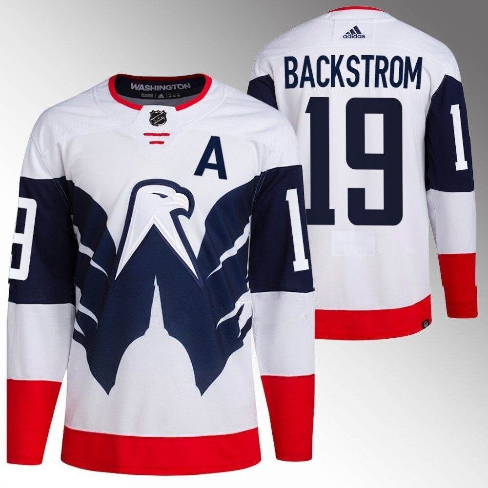 Washington Capitals #19 Nicklas Backstrom 2023 NHL Stadium Series White Jersey