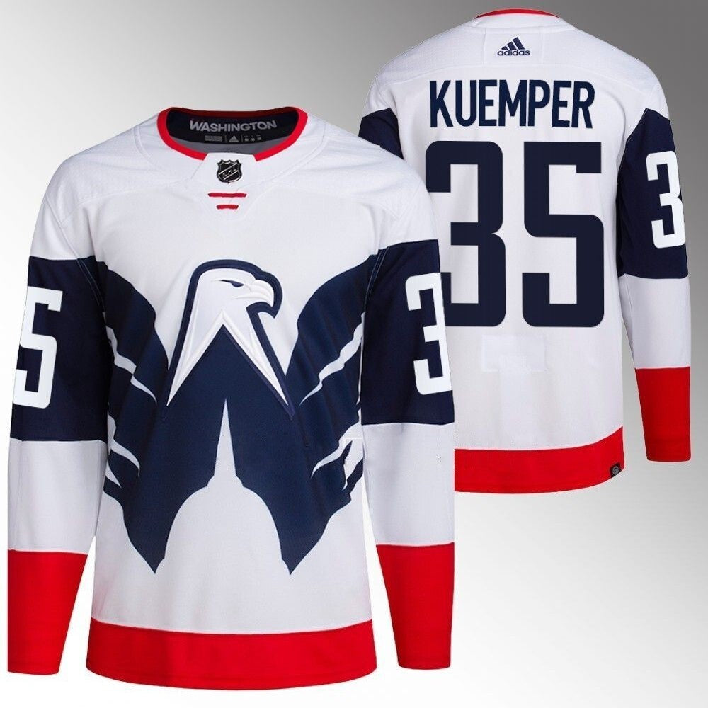 Washington Capitals #35 Darcy Kuemper 2023 NHL Stadium Series White Jersey