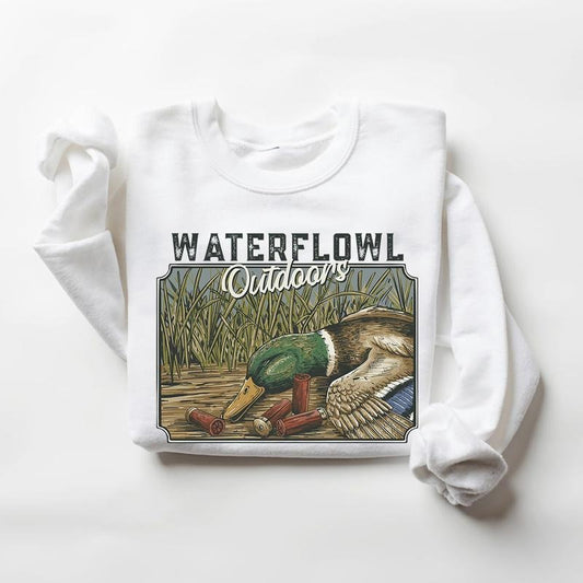 Water flowl Outdoors Mallard Duck Hunting Season Sweatshirt Hoodie, T-shirt Unisex Nature Animal Lover Deer Duck Dog Cotton Pullover
