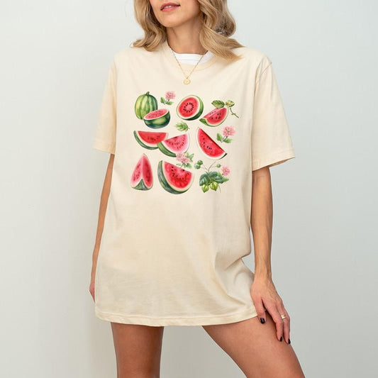 Watermelon Shirt Fruit T-Shirt, Graphic Sweatshirt, Palestine Protest Shirt For Women, Gardener Women's Shirt, Watermelon...