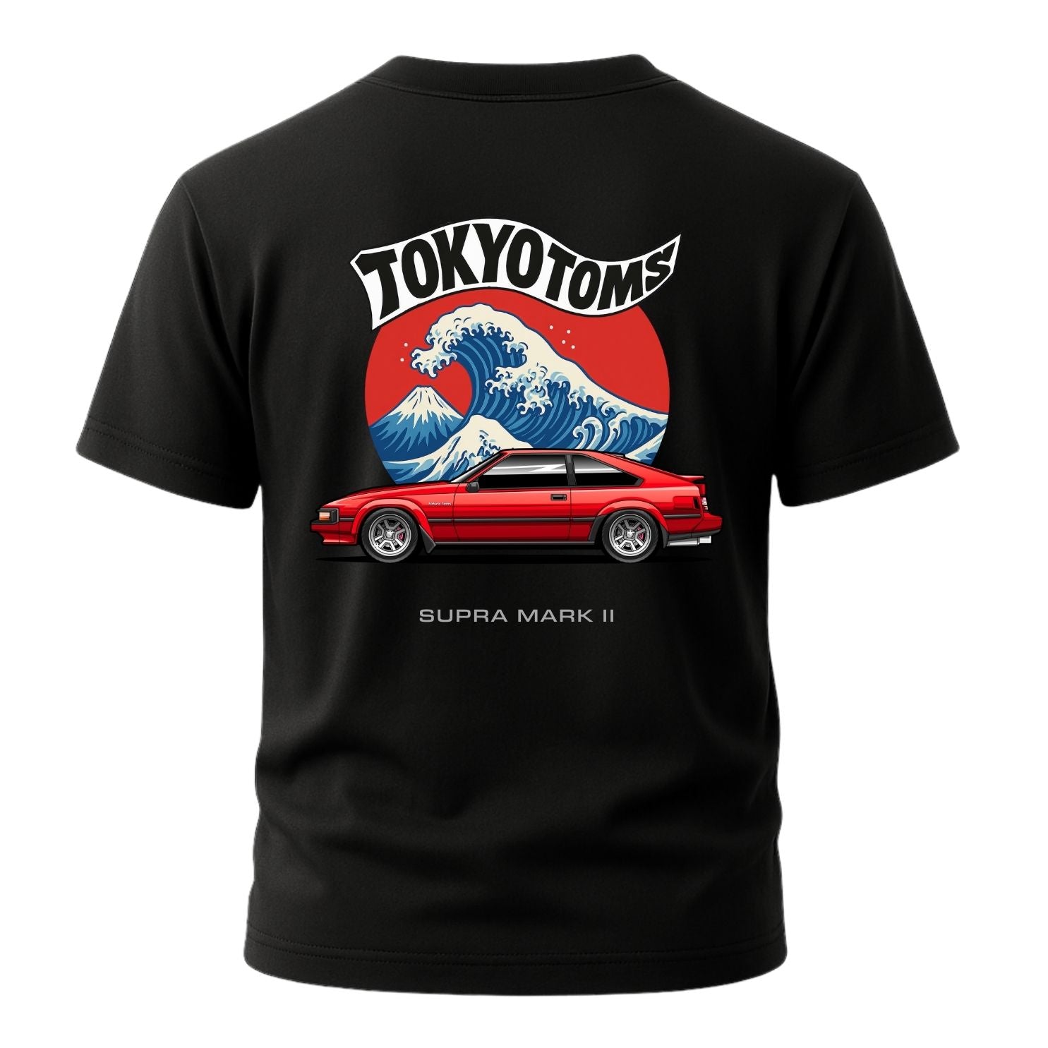 Tokyo Toms Toyota Supra Mark II Wave T-Shirt Hoodie, Sweatshirt | WearSparks.com (Image 2)