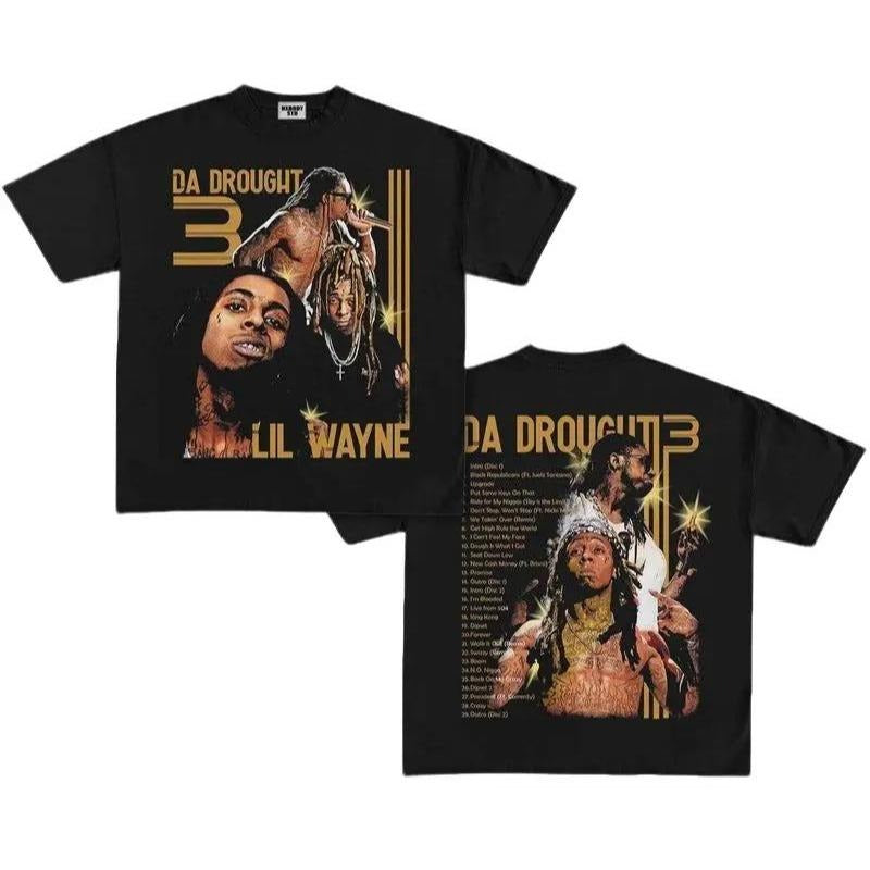 Wayne Rap Icon Shirt Music Graphic Streetwear Tee Hoodie, Sweatshirt | WearSparks.com