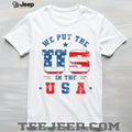 We Put the US in the USA Patriotic American Flag shirt