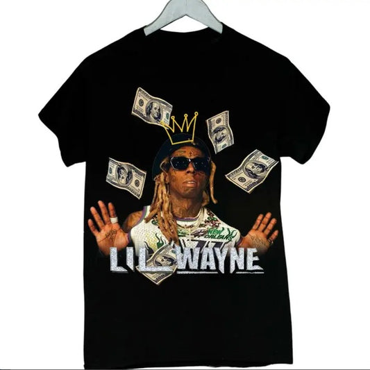 Weezy Graphic T-Shirt - Hip Hop Rap Legend Young Money Music Tshirt Unisex Heavy Cotton Tee Classic Fit Short Sleeve Cotton Crew Neck