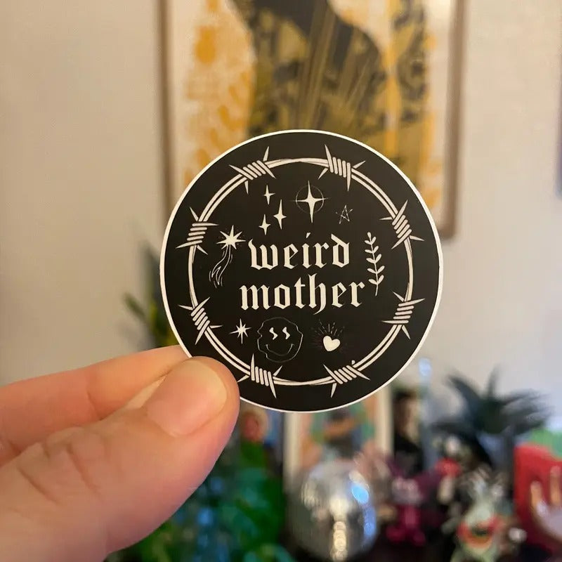 Weird Mother 90s tattoo vinyl sticker, smaller at 2x2 inch T-Shirts, Hoodie, Sweatshirt | WearSparks.com