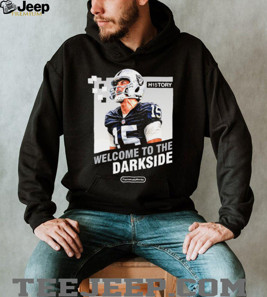 Welcome To The Darkside Fernando Mendoza Raiders Football Player Vintage Fan Men T Shirt