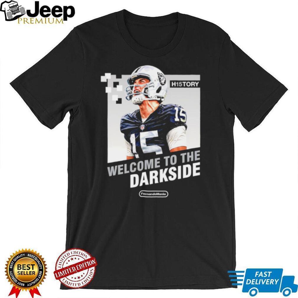 Welcome To The Darkside Fernando Mendoza Raiders Football Player Vintage Fan Men T Shirt