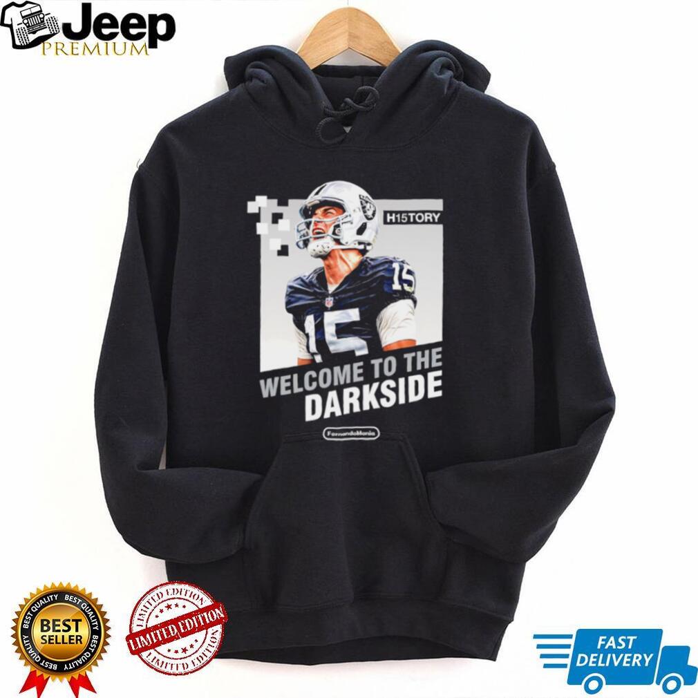 Welcome To The Darkside Fernando Mendoza Raiders Football Player Vintage Fan Men T Shirt