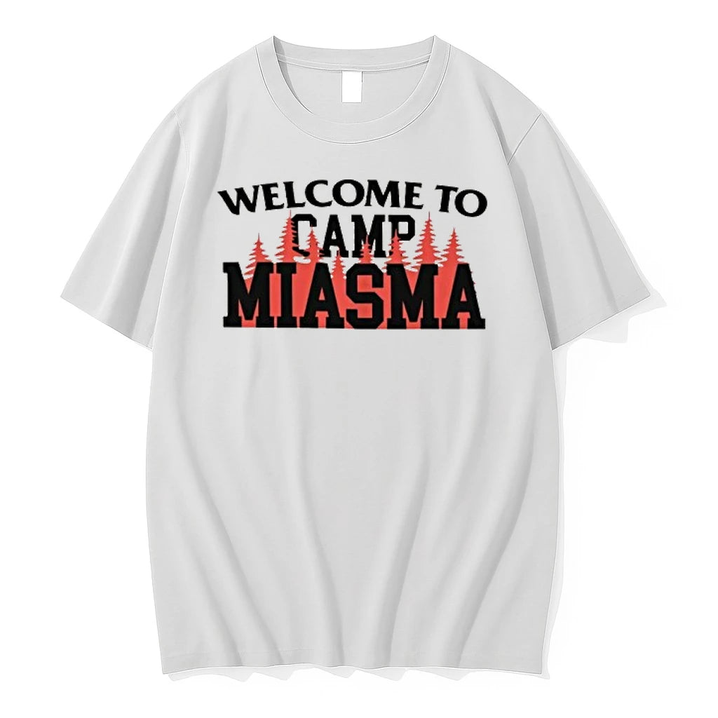 Welcome To Camp Miasma Camping Outdoors Tshirts Sweater