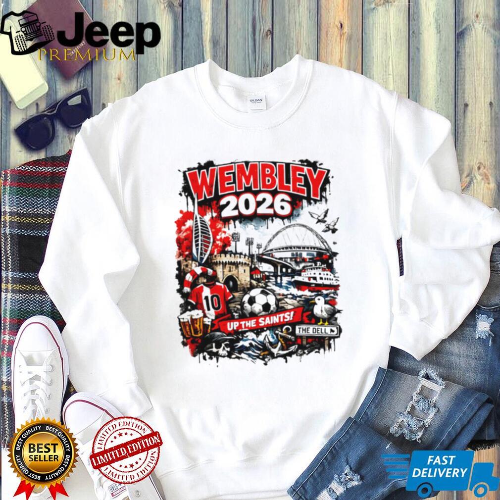 Wembley 2026 Southampton FC “Up The Saints” Soccer Fan T Shirt