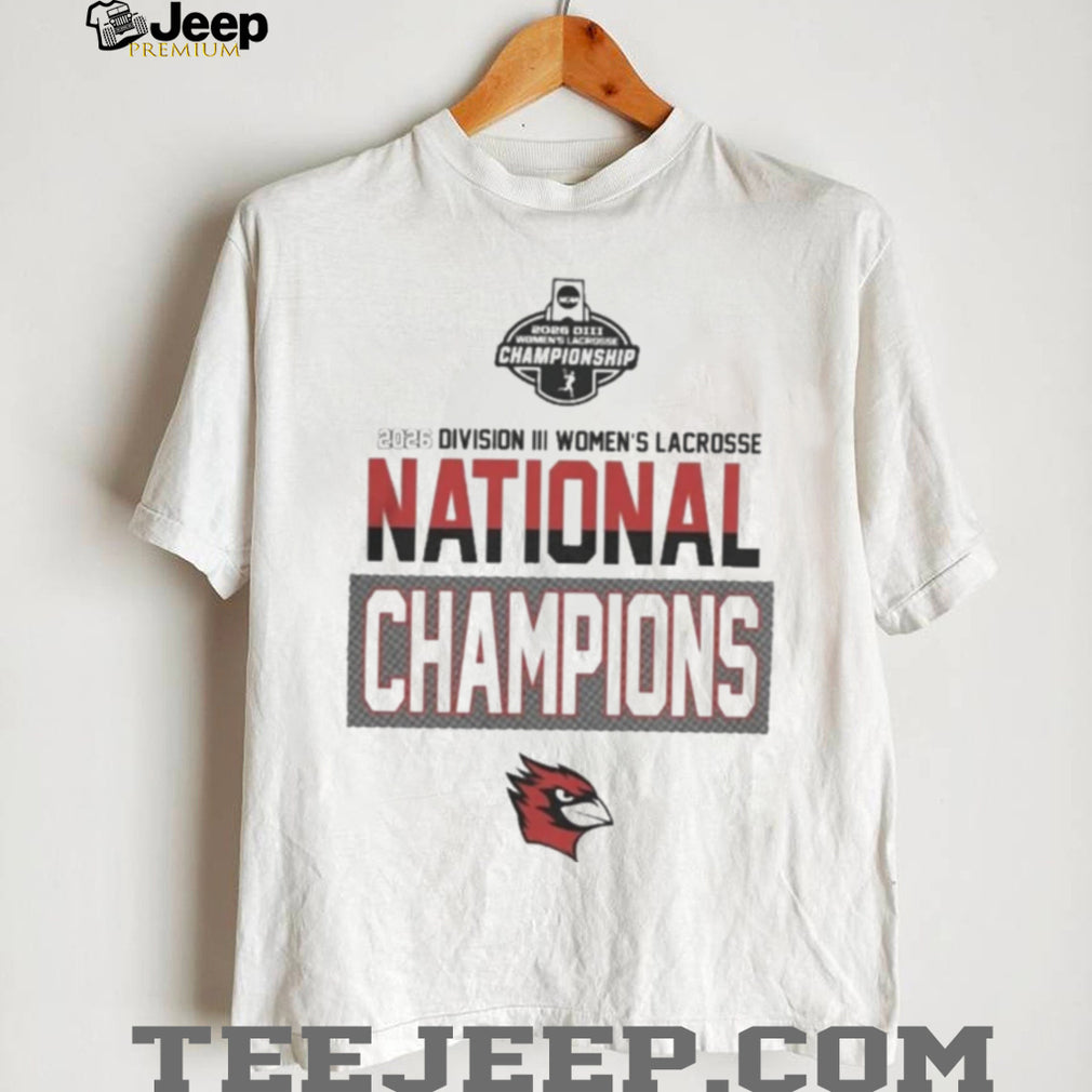 Wesleyan University Cardinals Division III Women’s Lacrosse 2026 National Champions Shirt