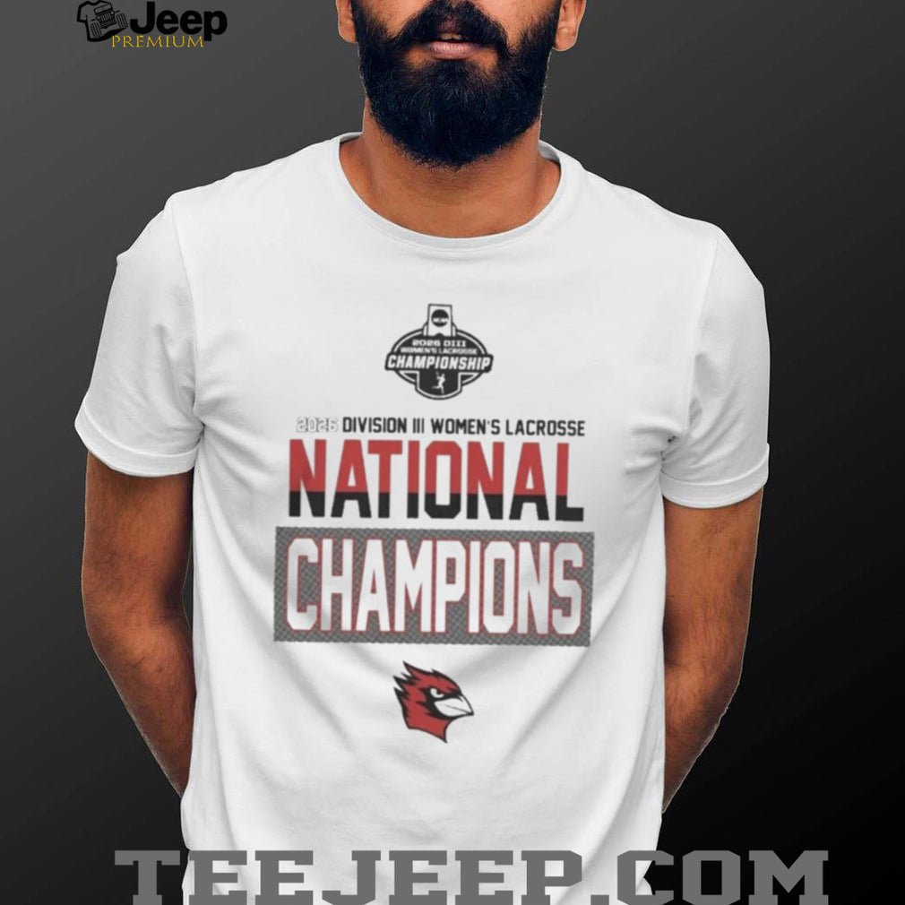Wesleyan University Cardinals Division III Women’s Lacrosse 2026 National Champions Shirt