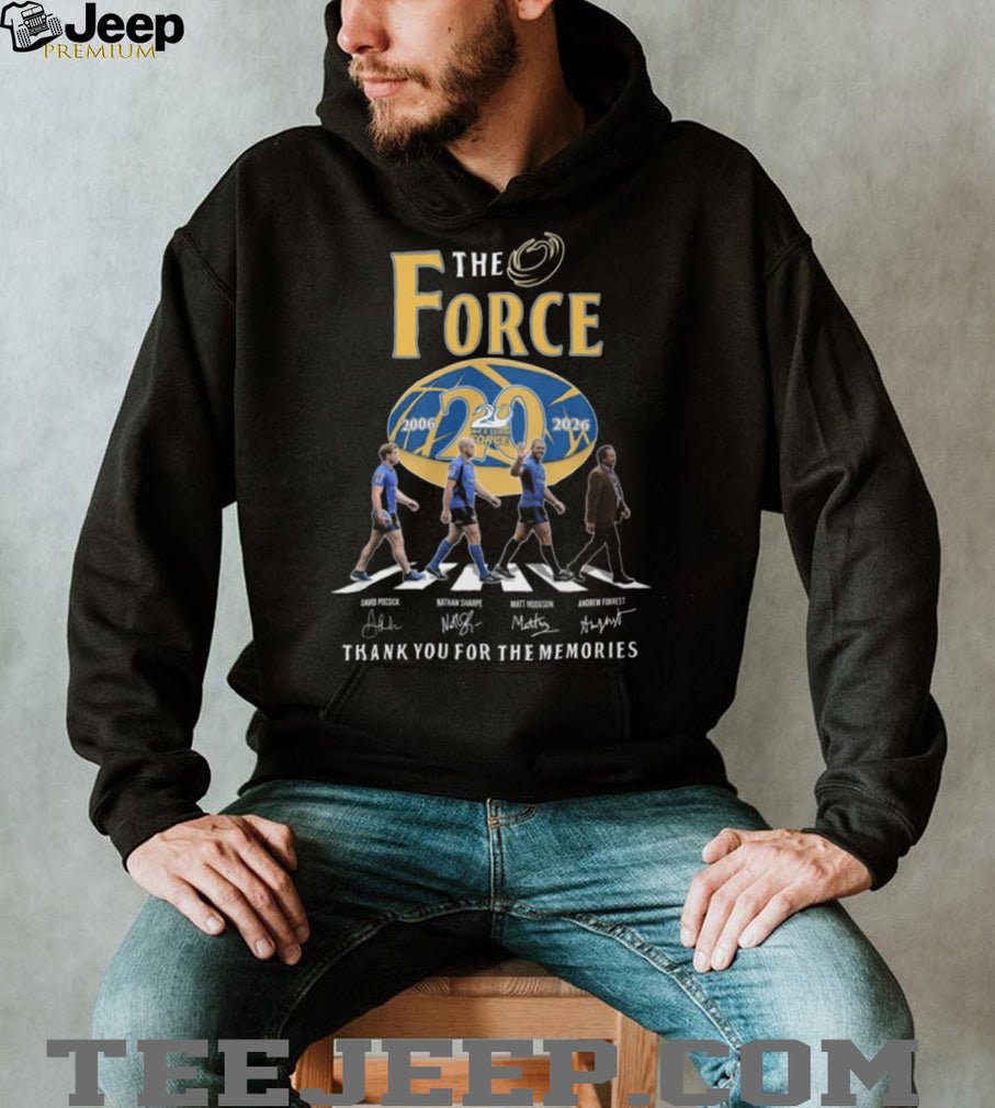 Western Force Rugby 20th Anniversary 2006 2026 Legends T Shirt