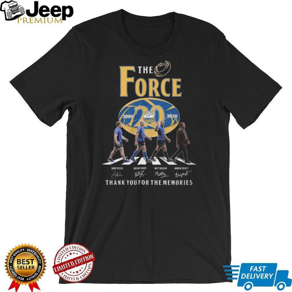 Western Force Rugby 20th Anniversary 2006 2026 Legends T Shirt