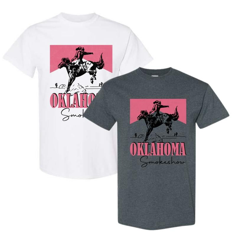Western Oklahoma Smokeshow Cowboy Rodeo Shirt, Unisex Shirt.