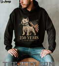 Westie Dog 250 Years 1776 2026 American Flag Patriotic Shirt