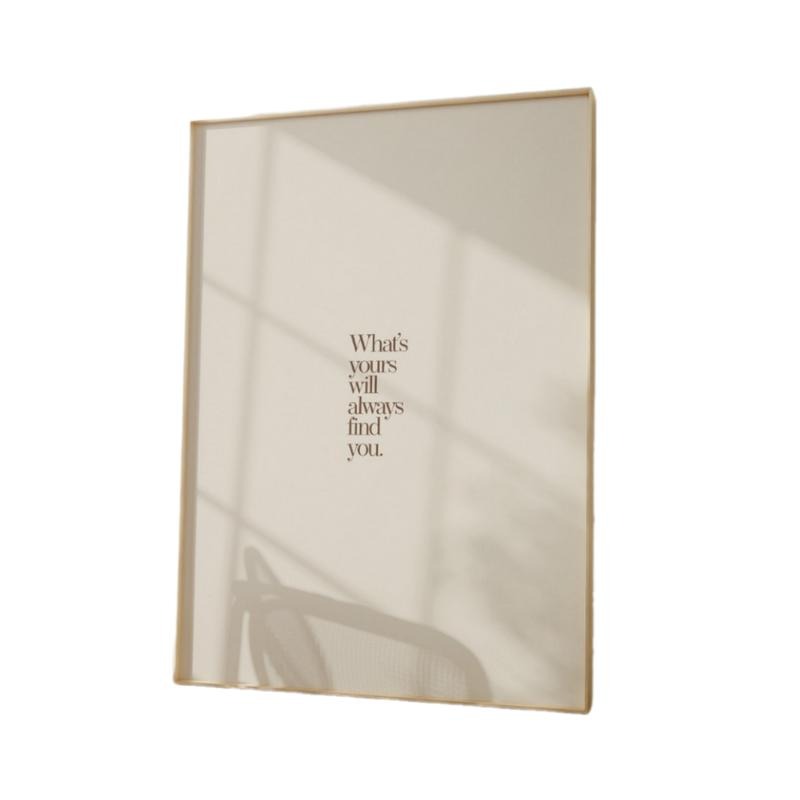 What's Yours Will Always Find You Art, Positive Affirmation Art, Positive Home Decor, Trendy Wall Art, Gifts For Teens...