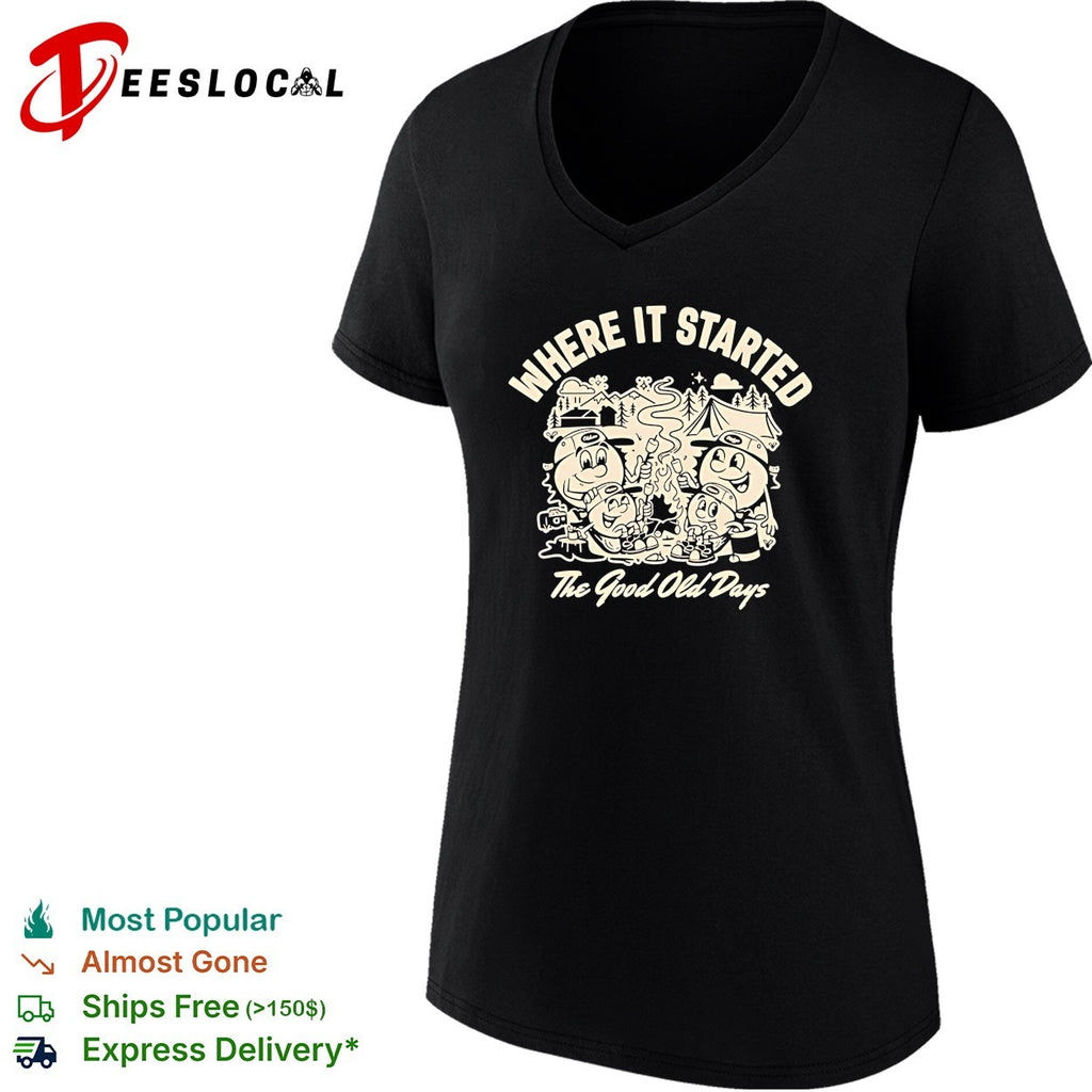 Where it started the good old days vintage shirt