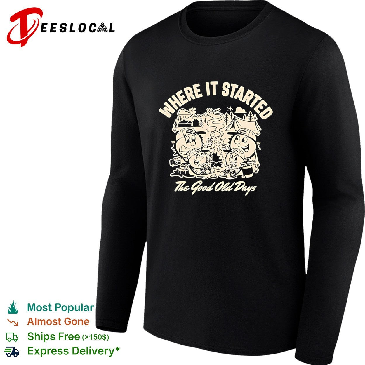 Where it started the good old days vintage shirt