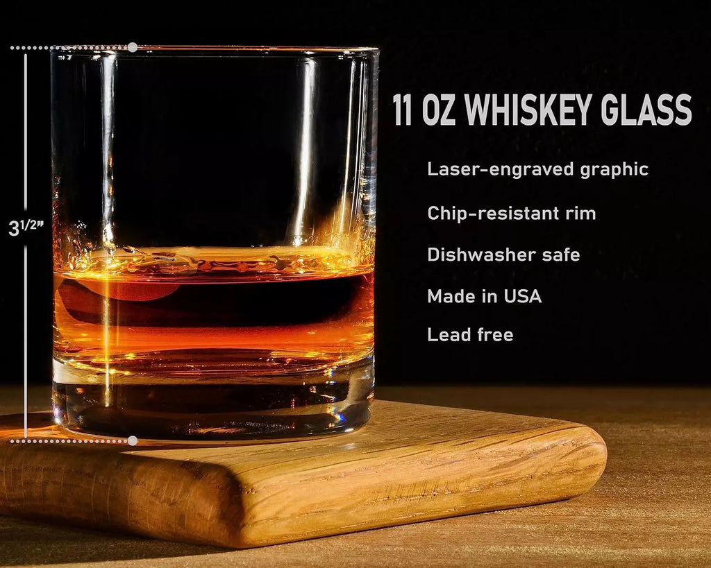 Donald Trump Presidency Whiskey Glass